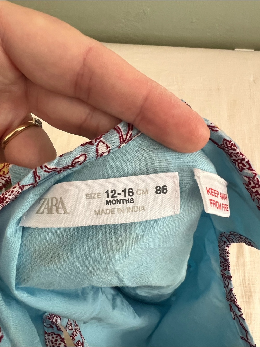 Zara block print dress - Picture 4 of 4